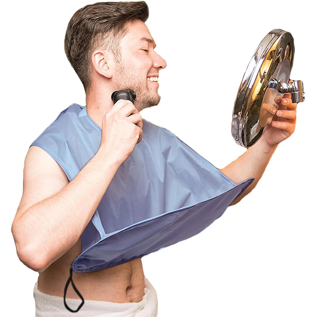 HANNEA Beard Bid for Men Portable Beard Bib for Trimmings Beard Apron Foldable Beard Bid Trimmings Catcher for Men Travel Beard Bib HANNEA Beard Bid for Men Portable Beard Bib for Trimmings Beard Apron Foldable Beard Bid Trimmings Catcher for Men Travel Beard Bib